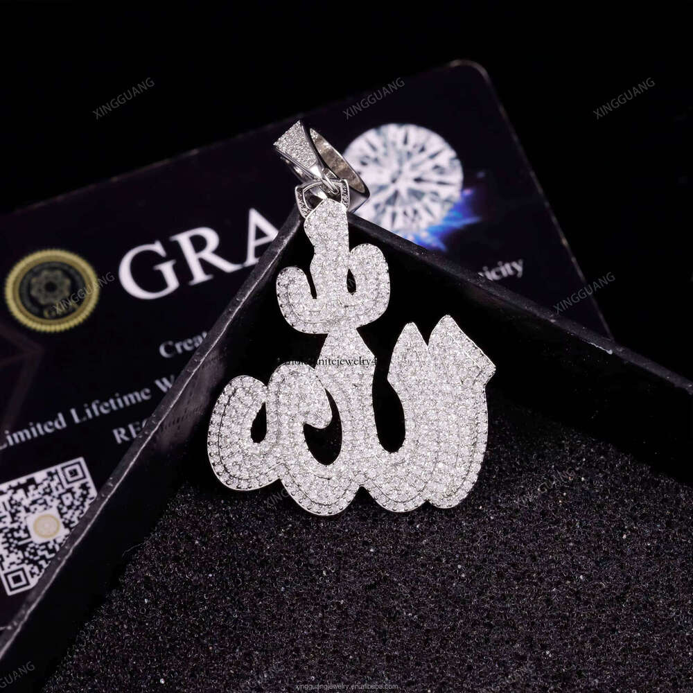 XG New Arrived Moidaanite Pass Dia test Real Sier CRA VVS Moissanite Fashion Fine Jewelry Pendant