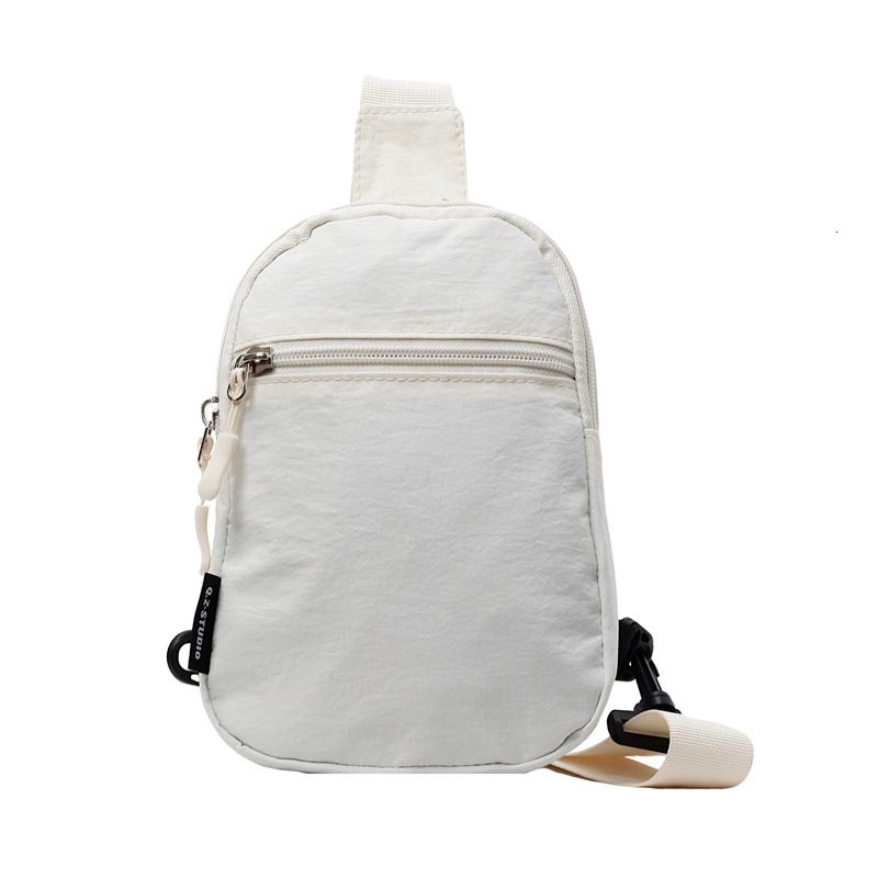 Japanese Style INS Solid Designer Bag Color Lightweight Simple Outdoor Portable Casual Phone Bag Sports Single Shoulder Crossbody Bag Chest Bag Luxury