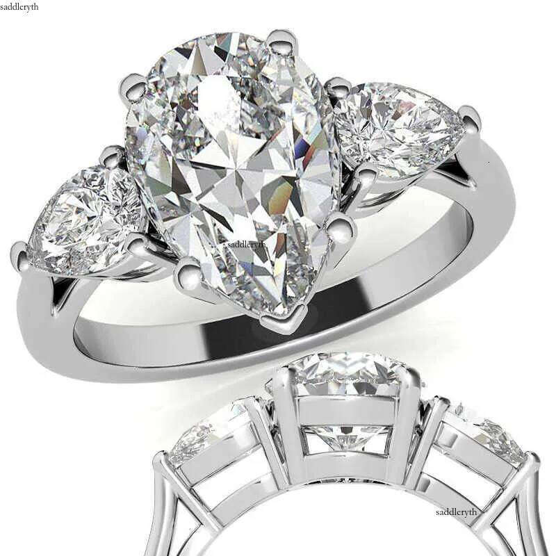 AAA Gems Classic 14k Jewelry Engagement Wedding 2ct Moissanite Dia Ring