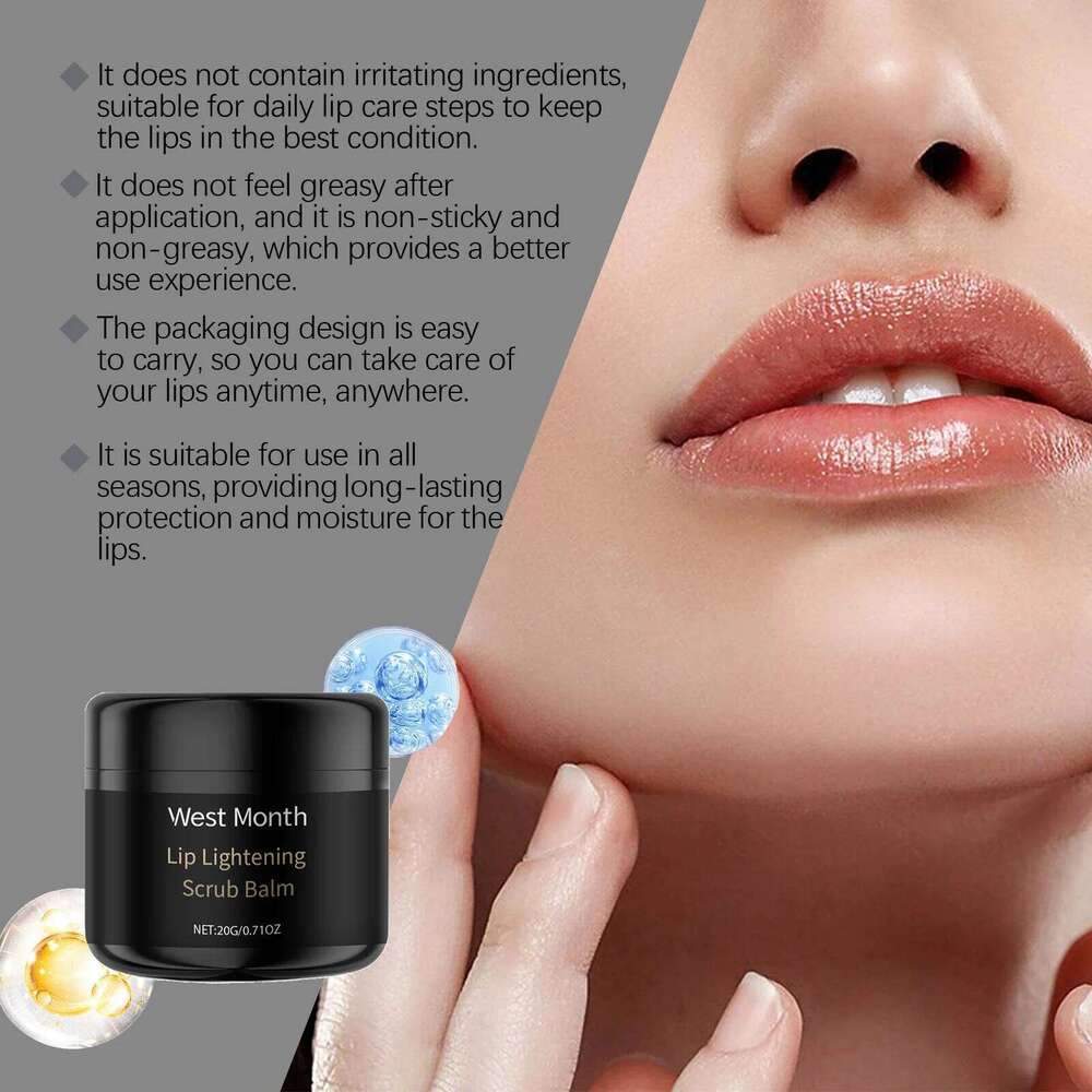 Scrub Exfoliator Hyaluronic Acid Moisturizing Dead Skin Removal Fade Lines Reduce Melanin Nourishing Chapped Lip Care Free shipping