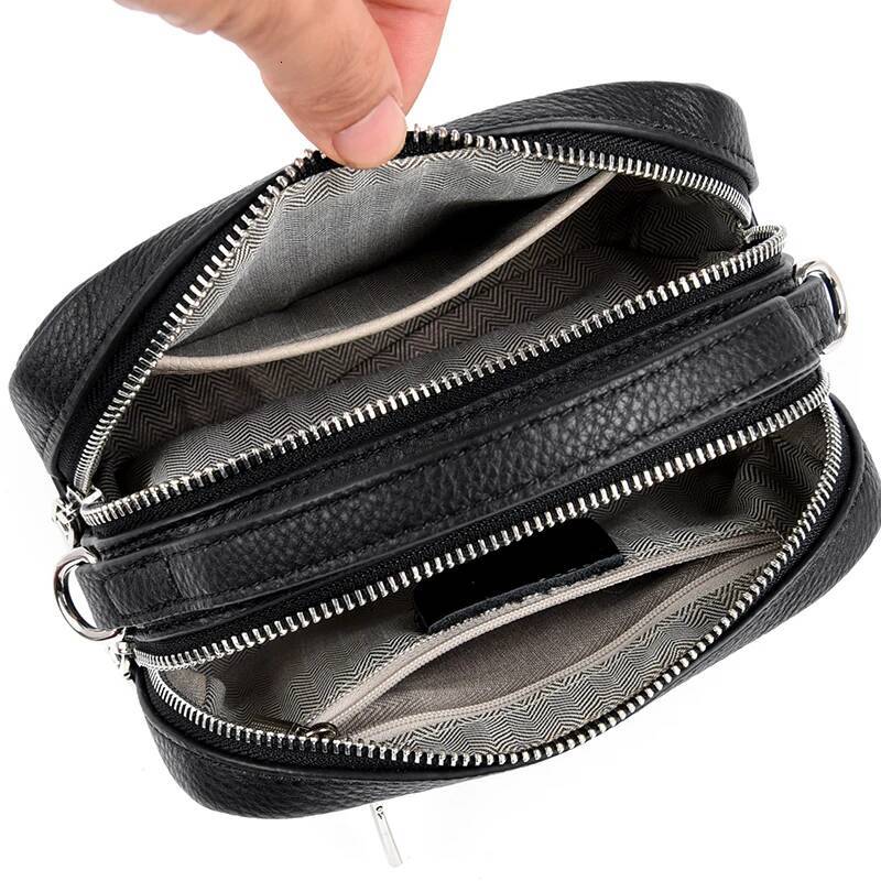 Women Solid Color Cow Bags 100% Genuine Leather Small Shoulder Crossbody Bag Female Design Purse and Handbags Sac