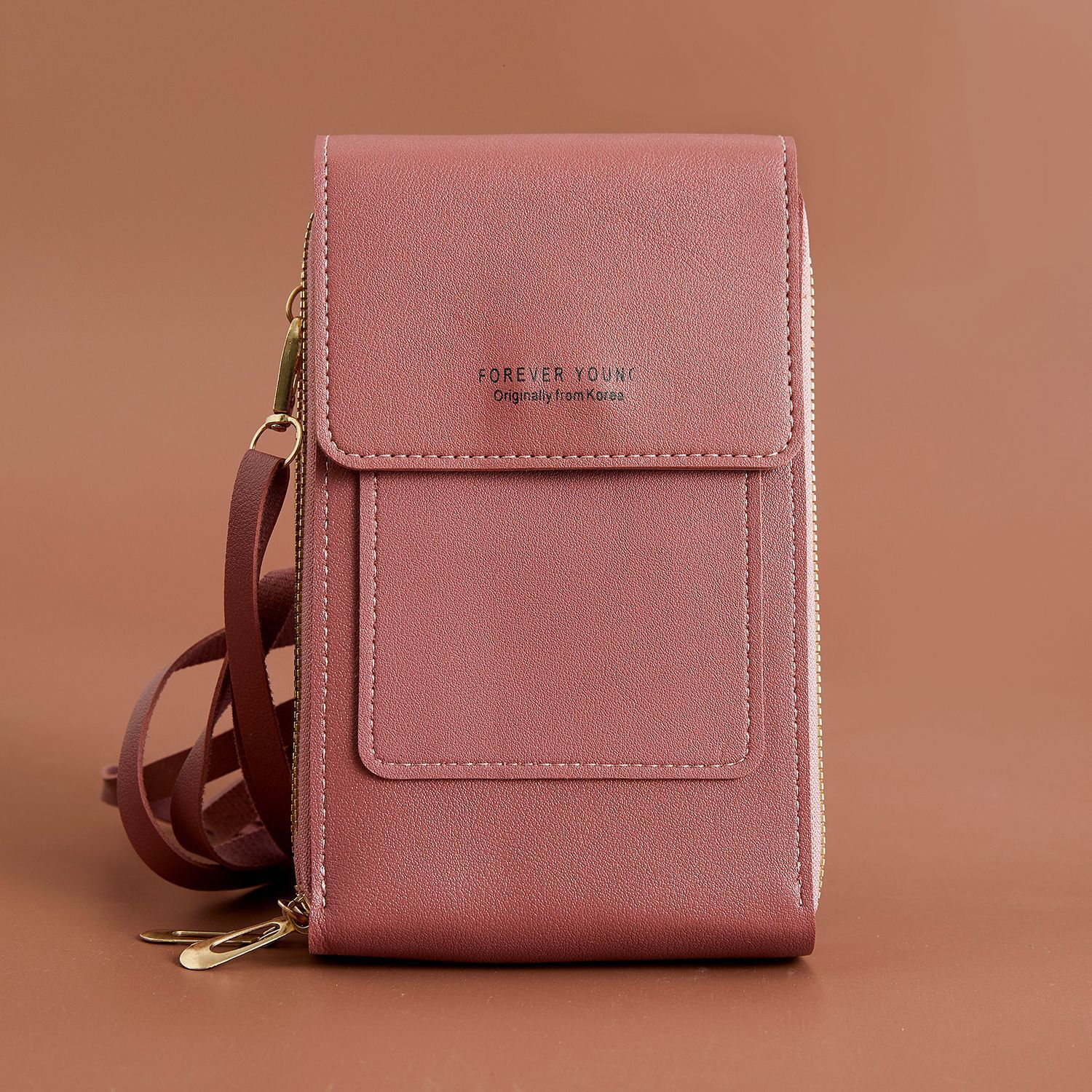 Cross-border In-stock Phone Bag For Women, High-end Feel, Crossbody Bag, Luxury Bag Mini Vertical Phone Pouch, Multifunctional Fashion Phone Bag