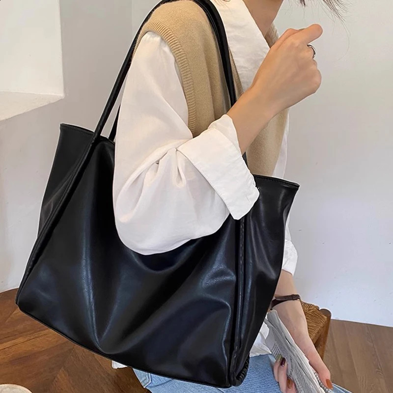 Large Capacity Tote Bag Ladies Shoulder Bags for Work Commuting Carrying Bag Student Handbag Female Outfit Book Pack 250809
