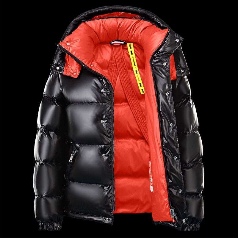 Clothing Bright Coat Men's Short Winter Couple Hooded Thick Warm Jacket