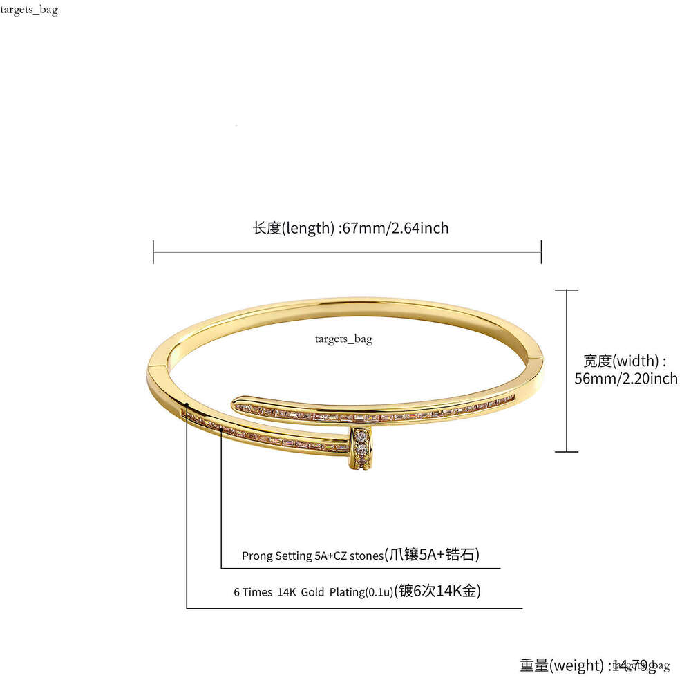 Classic Sword of Justice Luxurious Nail Jewelry Unique Niche Four-Leaf Clover Internet Celebrity Bracelet