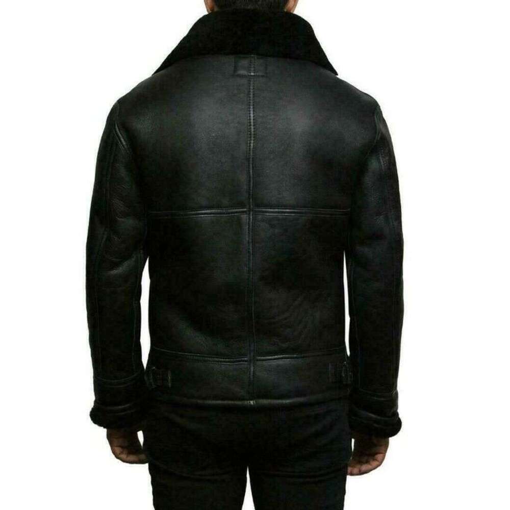 Men's Clothing Large Lapel One Long Sleeve Fur Coat