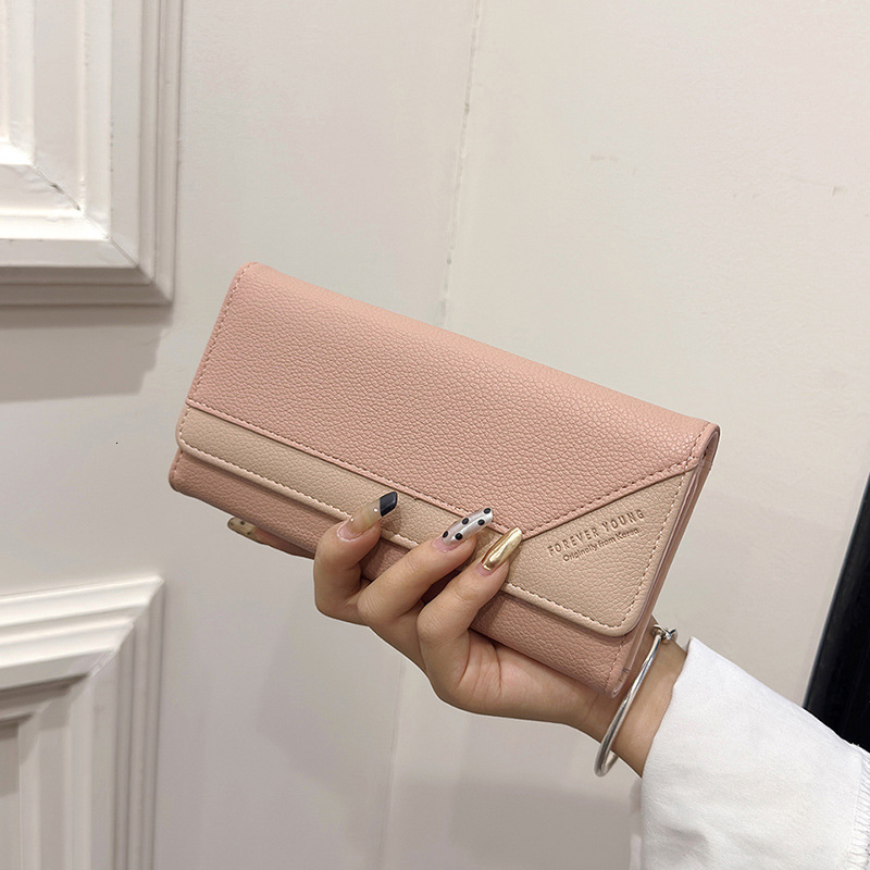 Wallet For Designer Bag Women Korean Style Long Multi-card Slot Cross-border Zipper Bag Women's Wallet New Clutch Phone Bag Luxury Bag Card Holde