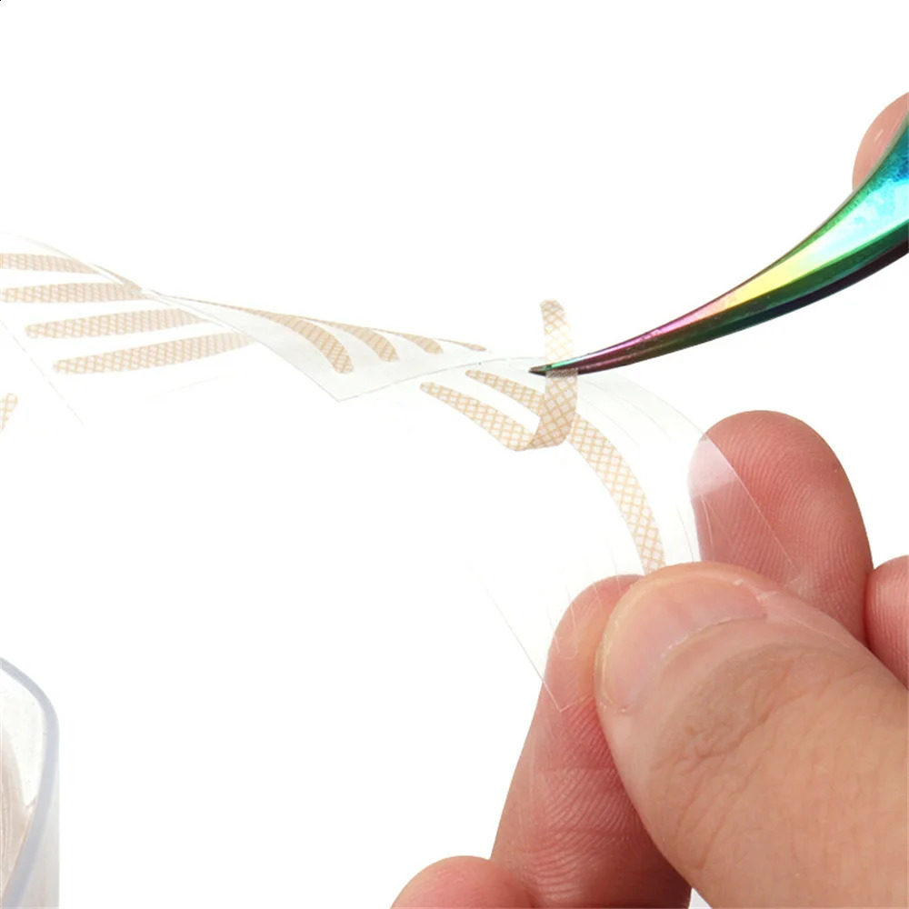 600pc/roll Eye Lift Strips Double Eyelid Tape Clear Gray Eyelid Stripe Big Eyes Invisible Double Fold Eyelid Sticker Makeup Tool 250807