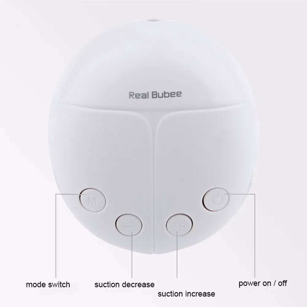 Real Bubee Single/double Electric Pump With Milk Bottle Infant Usb Bpa Free Powerful Pumps Baby Breast Feeding
