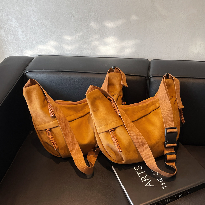 Cross-border Bag For Women Niche Design Commuter Designer Bag Bag Crossbody Dumpling Bag Lazy Style New Luxury Bag Large Capacity Student Shoulder Bag