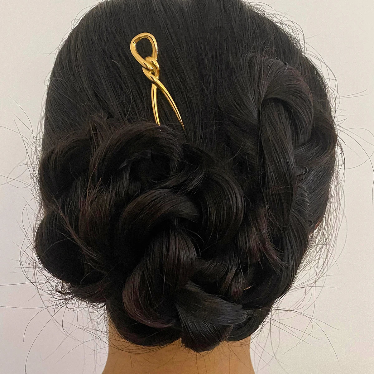 Youthway Stainless Steel 18K Gold-plated Hairpin Metal Hair Accessories For Women Headwear Jewelry Gift 250807