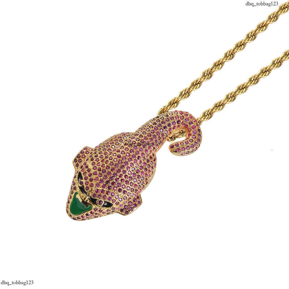 Anime Dragon Ball Main Character Buu Pendant Trendy Full Moissanite chain Colorful Necklace Hip-Hop Accessories