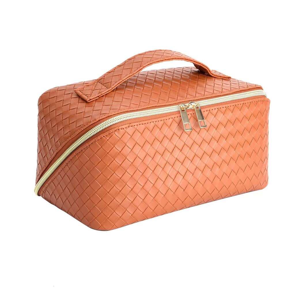 PU High Aesthetic Large Capacity Convenient Pillow Makeup Travel Toiletry Embossed Multifunctional Storage Bag