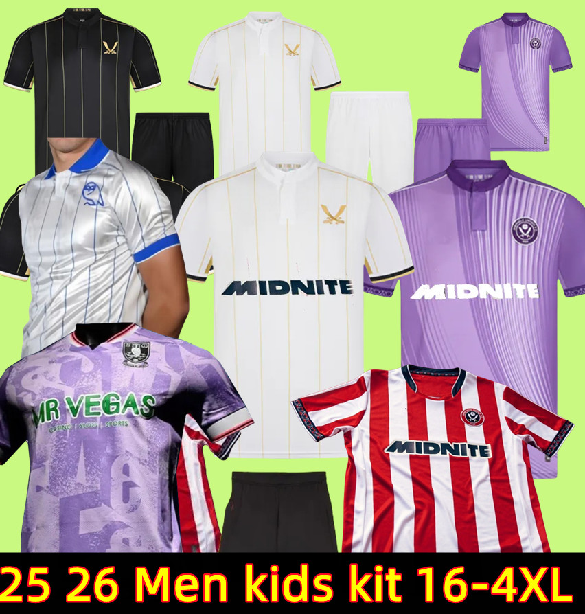 2025 2026 S-4XL sheffield football kit football shirts soccer jerseys Snake Chinese men Kids kit set tops AHMEDHODZIC HAMER SOUZA DAVIES BOGLE 116