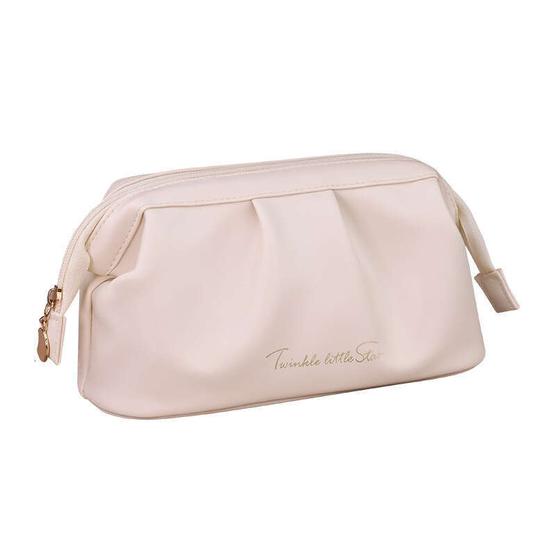 Rose Story PU Waterproof Makeup Bag Large Capacity High-end Travel Small Portable Women's Handbag Ins Style Clutch