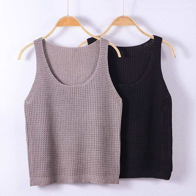 Designer Clothing Women's Knitted Sweater Vest Top