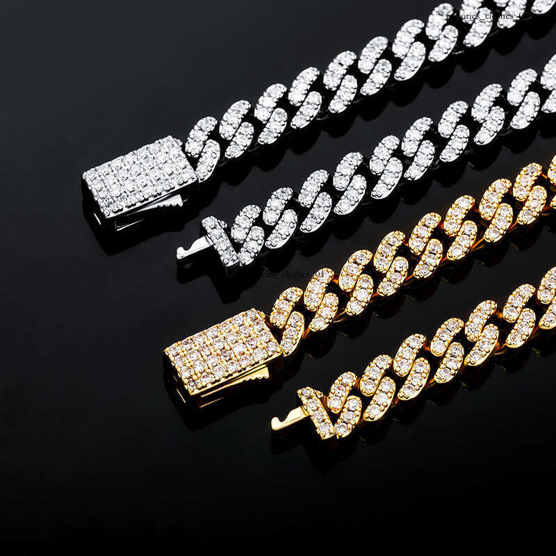 Hip Hop 6MM Spring Clasp Cuban Chain Necklace Men's Personality Trendy Accessories
