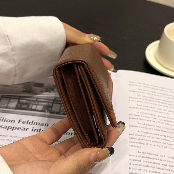 Wallet For Designer Bag Women Korean Style Long Multi-card Slot Cross-border Zipper Bag Women's Wallet New Clutch Phone Bag Luxury Bag Card Holde