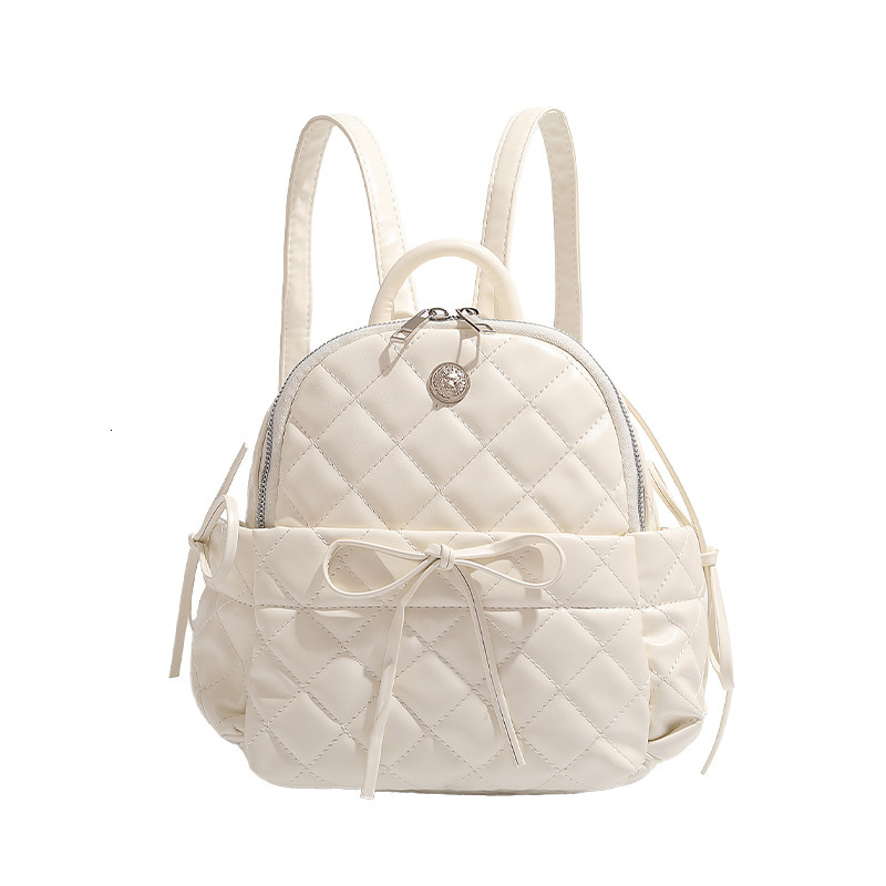 Mori Quilted Backpack for Women, College Style Large Capacity Tote Bag ddmymoon