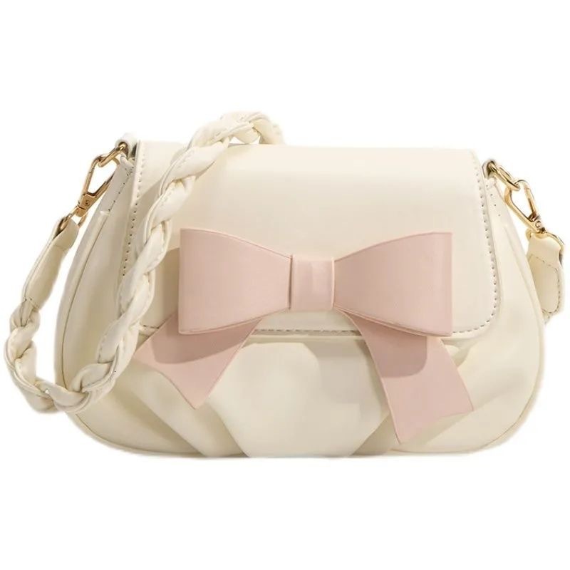 2025 New Women's Versatile Sweet Pleated Cloud Single Shoulder Crossbody Small Bag ddmymoon
