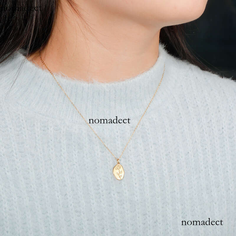 INS New Sweater Chain Light Sterling Silver Women's Necklace High-end Sense Niche Temperament Pendant