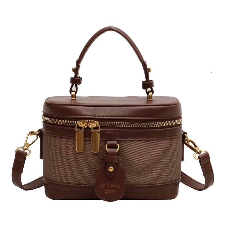 2025 New High-end Niche Design Box Luxury Bag Bag Handbag Trendy Single Shoulder Crossbody Bucket Bag Designer Bag Women's Bag