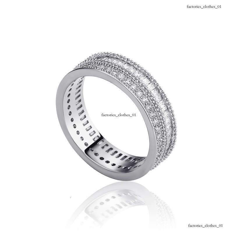 Trendy Hip-Hop Personality Rings for Men and Women Full Zircon Fashion Jewelry