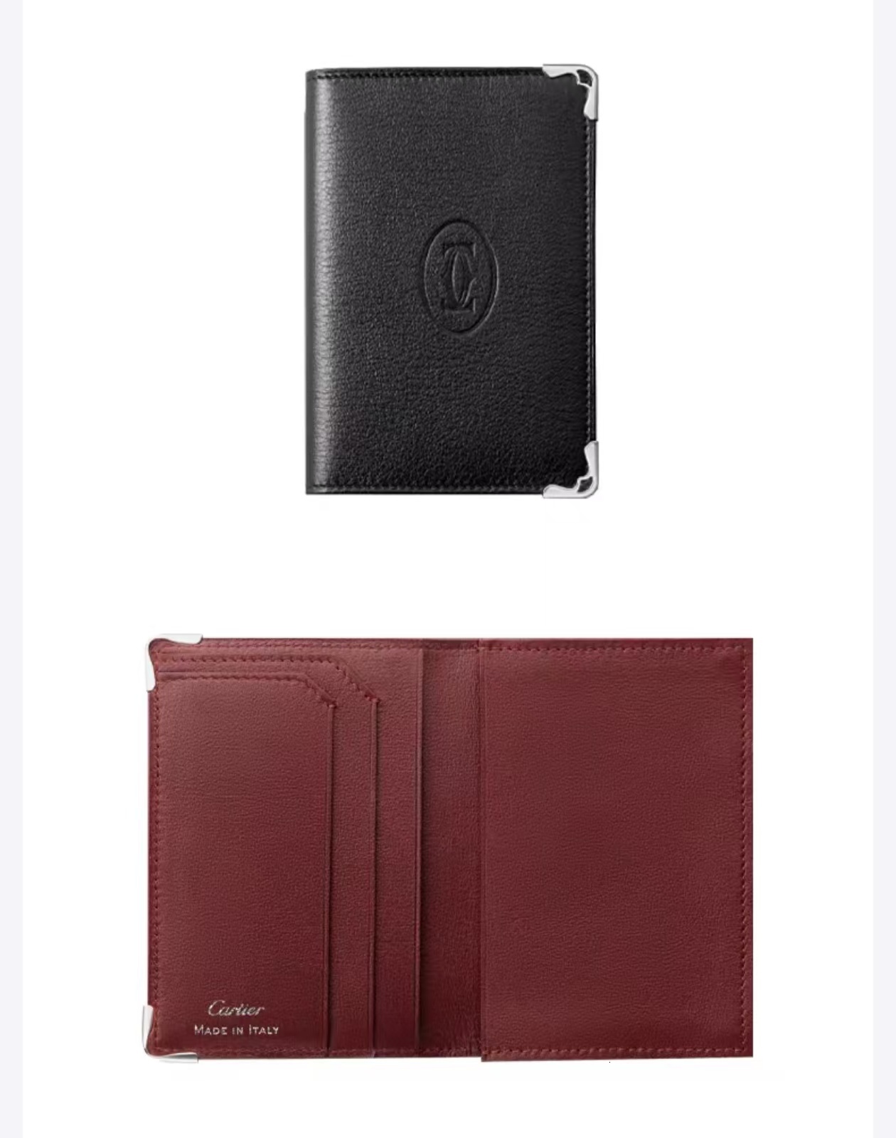 10A Business card holder Purse designer original men's wallet credit card genuine leather, card slots metal back card slot fashion handbag Dollar wallets 26