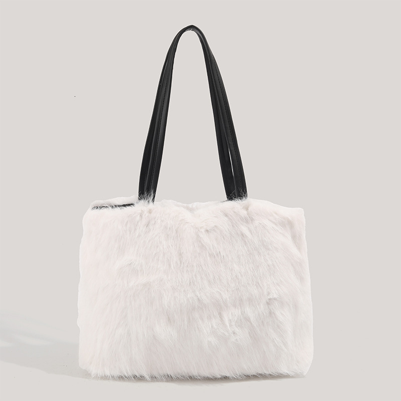 Shoulder for Women 2025 New Plush Simple Handbag High-end Tote Bag ddmymoon