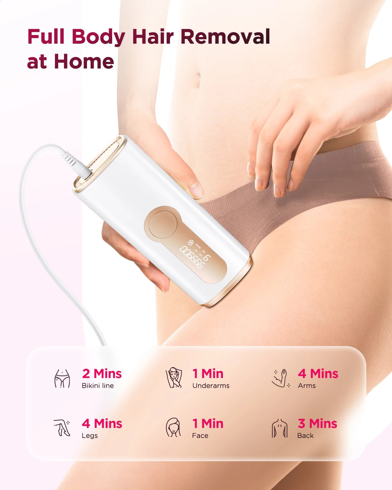 990000 Flash Laser Epilator IPL Hair Removal For Men and Women Body Bikini Permanant Painless IPL Hair Remover Machine 250814