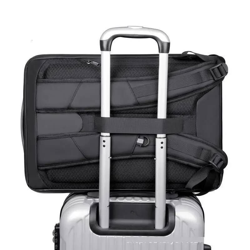 Fashion Multi-functional Large Capacity Water- Abs Laptop Usb E-sports Men's Backpack Hard Shell Bag high-quality