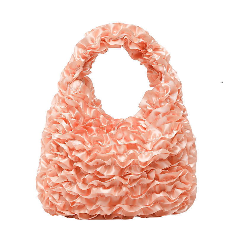 Hot Selling New Style Personality Pleated Women's Niche Design Fashion Handbag Elegant Commuter Handheld Evening Bag Designer Bags