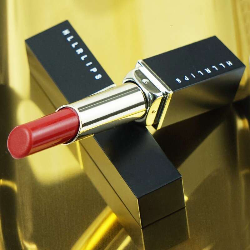 HLLR Black Gold Tube Matte Finish Long-lasting Lip Gloss Student Moisturizing Lipstick Makeup Free shipping Free shipping