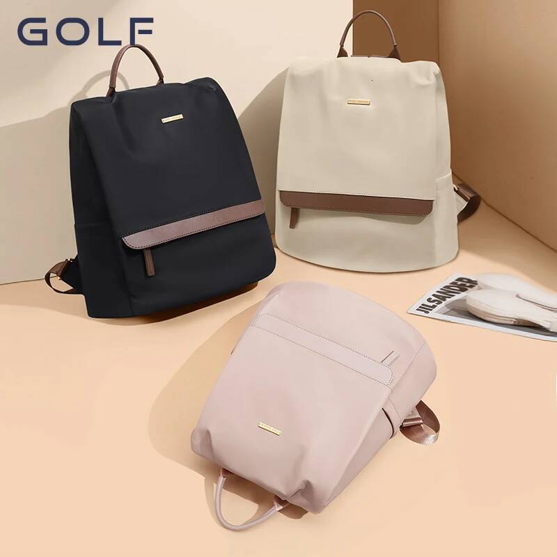 GOLF Women's New Fashion Travel Lightweight Backpack Small Commuter Student School Bag Women
