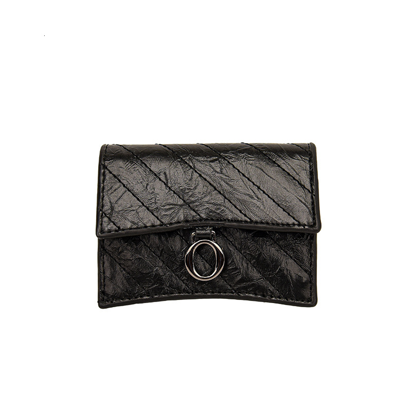 Cross-border Exclusive Women's Luxury Bag Short Card Holder Classic Multi-card Slot Semi-structured Designer Bag High-end Trendy Clutch Factory D