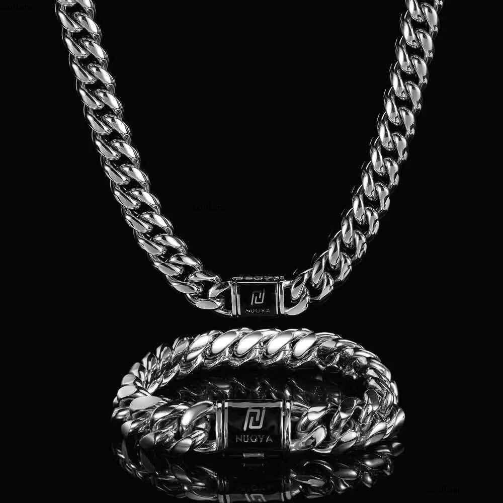 NUOYA Mens Fashion Bracelet Custom Bracelets Stainless Steel Jewellery