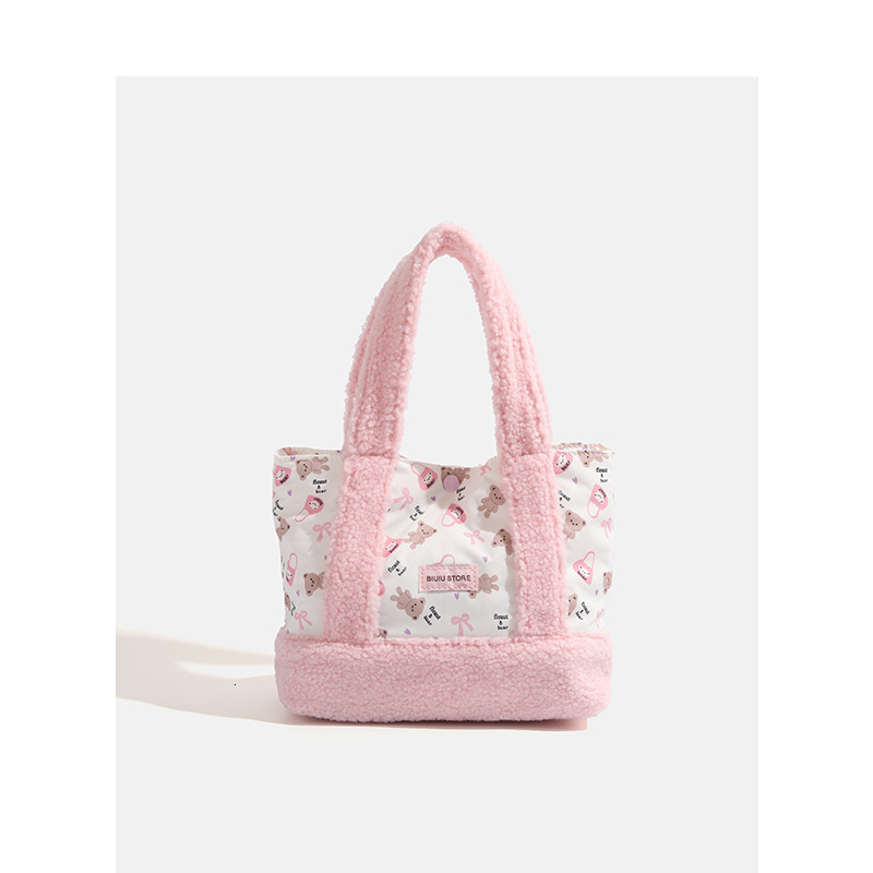 2025 New Bear Tote Bag Fashion Versatile Niche Student Handbag ddmymoon