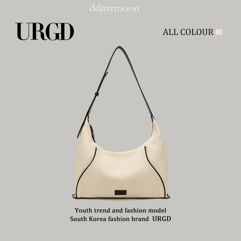 Celebrity Style Oatmeal Hobo Underarm for Women 2025 New Large Capacity Canvas Shoulder Bag ddmymoon