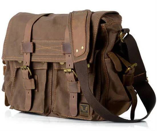 I AM LEGEND Will Smith +Genuine leather Men Messenger Canvas Shoulder men Crossbody Sling Casual Bag Satchel