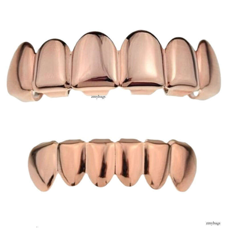 HIPHOP Hip Hop Grillz Real Gold Plated Teeth Jewelry