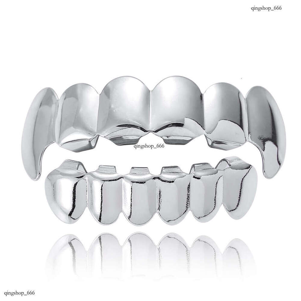 Halloween Hip Hop Trendy Wolf Gold Teeth Grillz