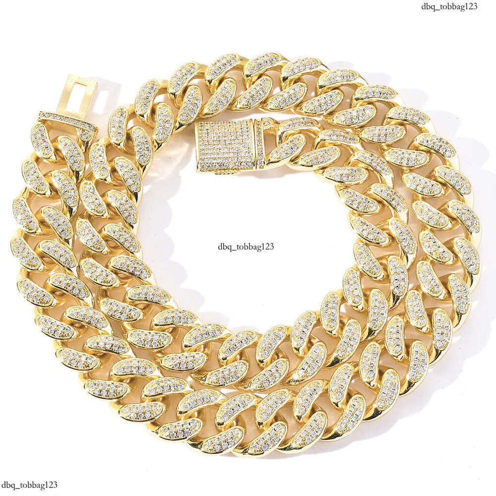 Necklace 15mm Cuban Chain Jewelry Flip Clasp Men Hip Hop Accessories