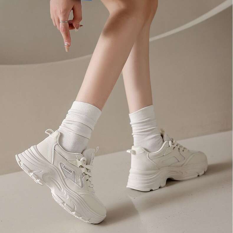 Stepping on Clouds Black Sneakers Designer Shoes Spring 2025 New Versatile Dad Non-Slip Work Shoes for Women
