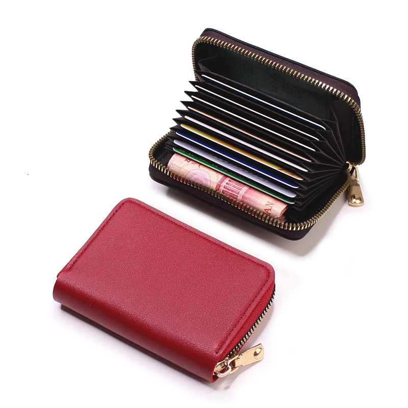 2025 New Card Holder Women's Large Capacity Luxury Bag Multi-card Slot Card Clip Compact Men's Wallet Card Holder Card Sleeve Coin Purse