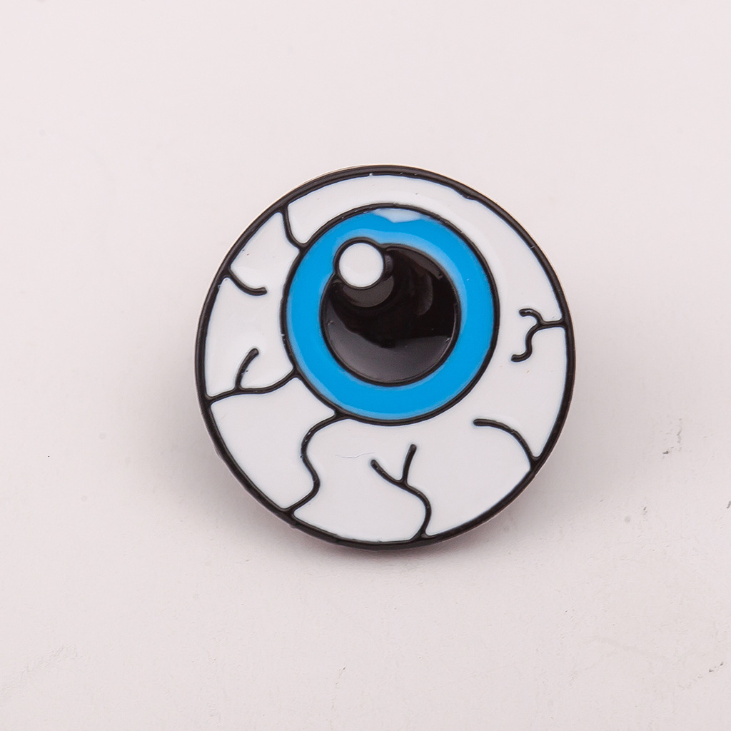 Japanese And Korean Colorful Oil Drop Human Organ Brain Eyes Teeth Brooches Accessories