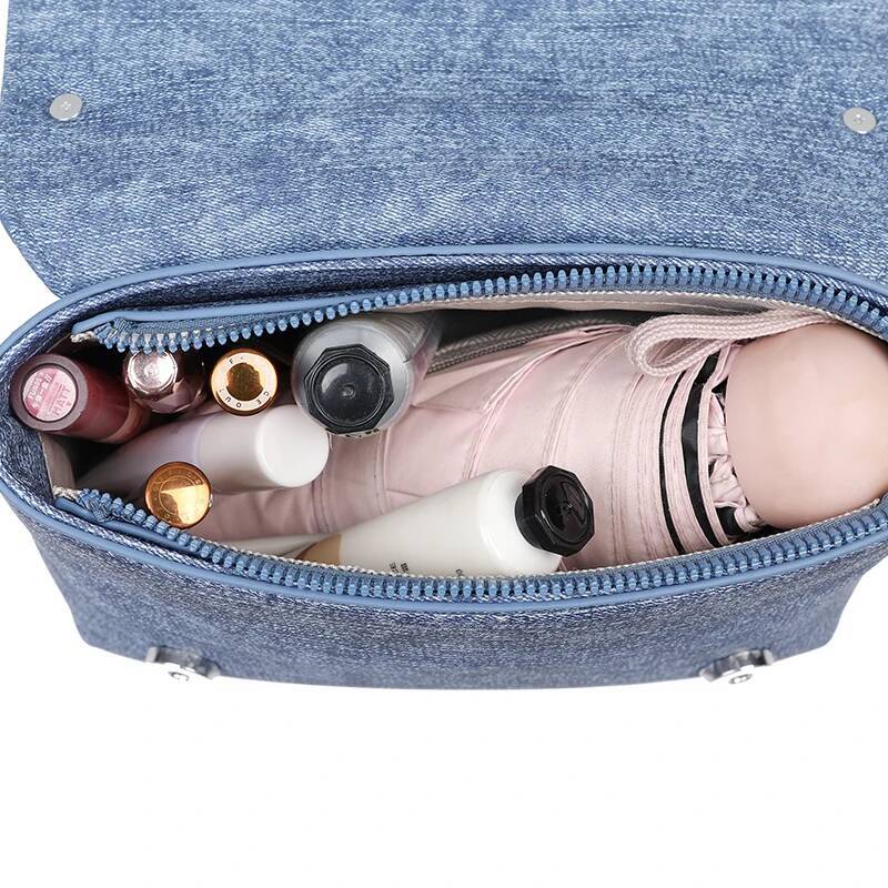 Denim Cotton Handbag Designer Ladies Purses High Quality Shoulder Bag Brand Women Sac Female Crossbody Bags 2025
