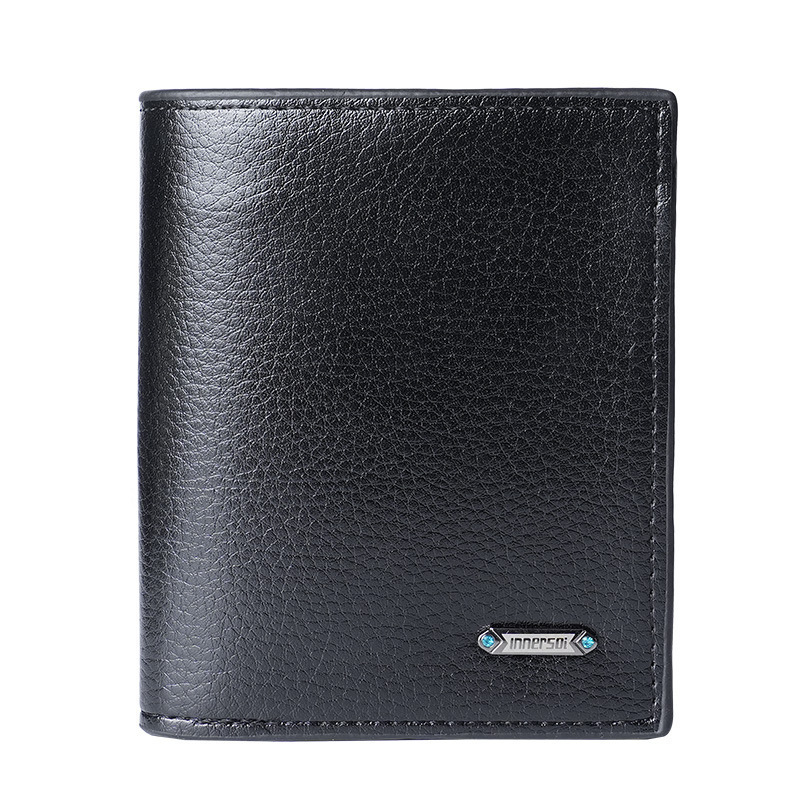 Large Stock PU Wallet With Vertical Closure For Men Simple Casual Men's Luxury Bag Coin Purse Short Wallet For Men