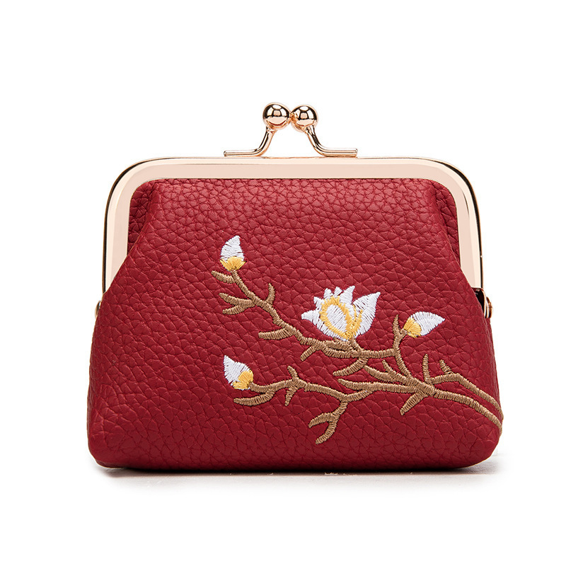 New Portable Mini Wallet Ins Style Women's Clutch Luxury Bag Embroidered Multifunctional Student Wholesale