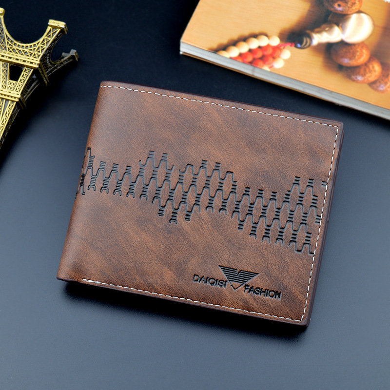 New Men's Wallet Short Style Money Clip For Men Youth Fashion Multi-card Luxury Bag Slots Large Capacity Horizontal Designer Bag Business Soft Le