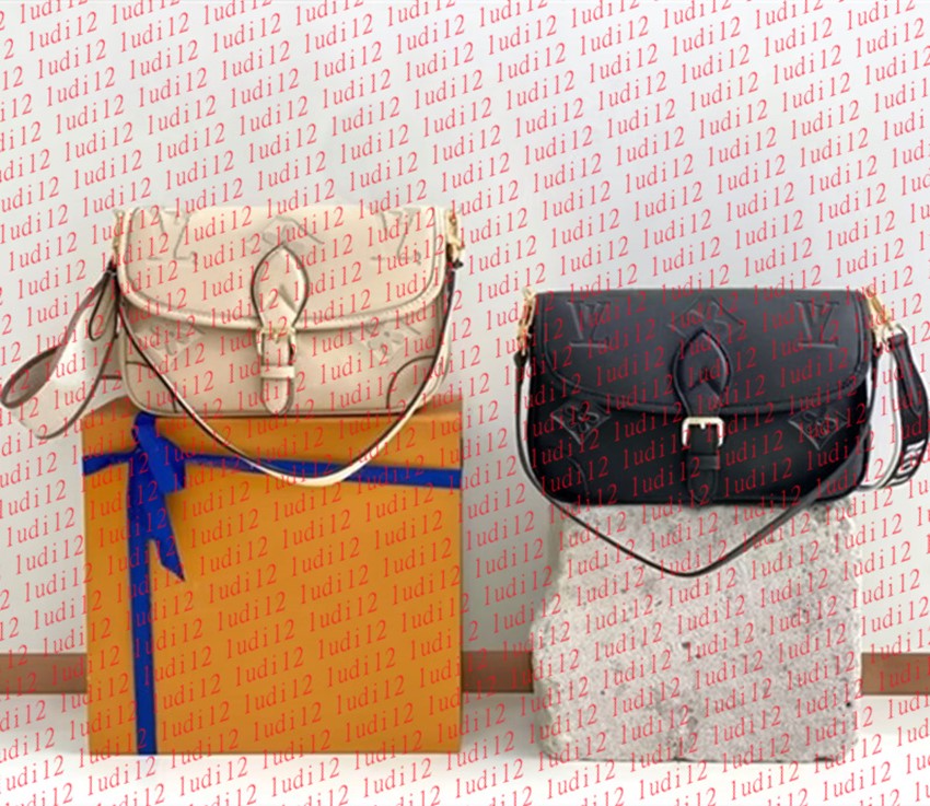 New must have Original Top quality designer handbag diane Baguette bag Womens crossbody shoulder bag mirror quality leather bag tote embossing fashion wallet 6a bag